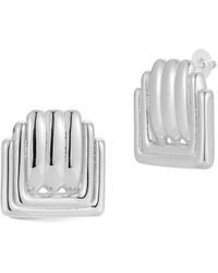 Glaze Jewelry - Plated Stainless Steel Sculptural Statement Stud Earrings - Lyst