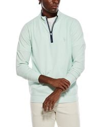Tailorbyrd - Micro Grid Textured Performance 1/4-Zip Pullover - Lyst