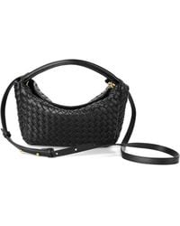 Tiffany & Fred Paris - Hand-Woven Leather Crossbody - Lyst