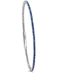 Sabrina Designs - 14k 2.25 Ct. Tw. Sapphire Flexible Bangle Bracelet - Lyst