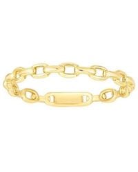 Italian Gold - 14K Chain Ring - Lyst
