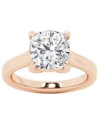 Lab Grown Diamonds - 14K 7.00 Ct. Tw. Lab-Grown Diamond Solitaire Engagement Ring - Lyst