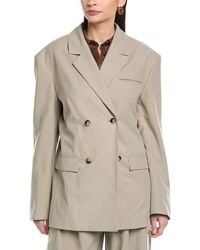 Nanushka - Diante Silk-Blend Blazer - Lyst
