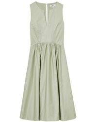 Reiss - Liza Cotton Corset Dress - Lyst