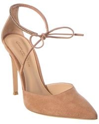 Gianvito Rossi - Montecarlo D'orsay 105 Suede Pump - Lyst