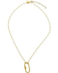 petit moments - Stainless Steel Beaded Necklace - Lyst