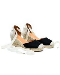 Menina Step - Jimena Suede Wedge Espadrille - Lyst