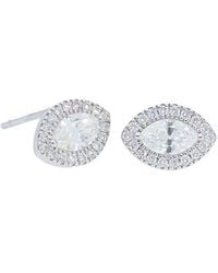 Nephora - 14k 0.37 Ct. Tw. Diamond Halo Studs - Lyst