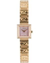 Fendi - Forever Square Diamond Watch - Lyst