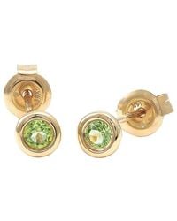 Gemstones - Classic 14K 0.25 Ct. Tw. Peridot Earrings - Lyst