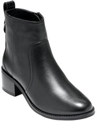Cole Haan - Haddie Leather Bootie - Lyst