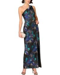 Aidan Mattox - Printed Maxi Dress - Lyst