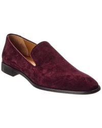 Christian Louboutin - Danny Flex Suede Loafer - Lyst