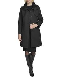 Andrew Marc - Teagan Trench With Faux Sherpa Collar - Lyst