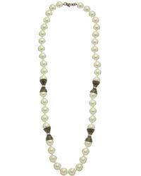 Kenneth Jay Lane - Pearl Strand Necklace - Lyst
