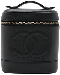 CHANEL - Caviar Vanity Bag Cosmetic Pouch (authentic Pre-loved) - Lyst