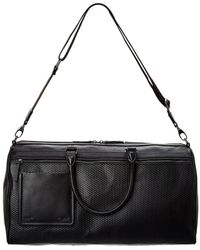 Ted Baker - Canvay Texture Leather Holdall Duffel Bag - Lyst