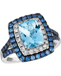 Le Vian - Le Vian 14K 2.43 Ct. Tw. Diamond & Aquamarine Ring - Lyst