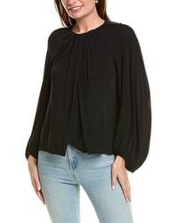 Rebecca Taylor - Twist Front Blouse - Lyst