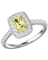 Lab Grown Diamonds - 14K 2.00 Ct. Tw. Lab-Grown Diamond Halo Engagement Ring - Lyst