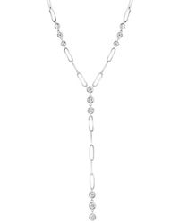 Jewels by Viomo - 14K 1.00 Ct. Tw. Diamond By The Yard Necklace - Lyst