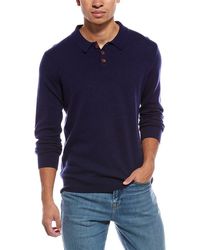 Brodie Cashmere - Wool & Cashmere-Blend Trophy Neck Sweater - Lyst