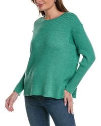 Eileen Fisher - Ribbed Wool Sweater - Lyst
