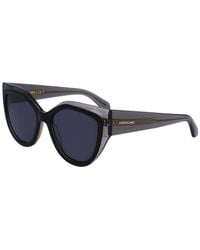 Ferragamo - Logo 53Mm Sunglasses - Lyst