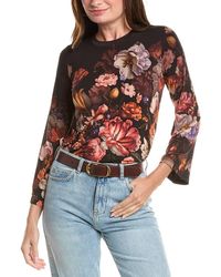 Johnny Was - Petite The Janie Favorite Flare Sleeve Crewneck Top - Lyst