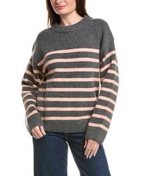 English Factory - Striped Crewneck Sweater - Lyst