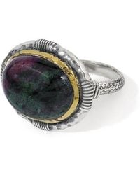 TIRAMISU - Plated 15.00 Ct. Tw. Ruby Zoisite Statement Ring - Lyst