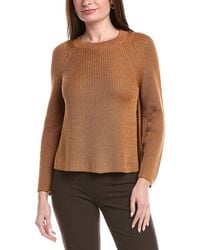 Lafayette 148 New York - Open Sided Silk-Blend Pullover - Lyst