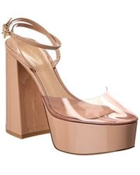 Gianvito Rossi - Dua 70 Patent & Vinyl Platform Pump - Lyst
