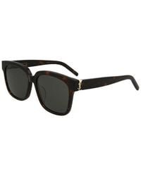 Saint Laurent - Slm40f 55mm Sunglasses - Lyst