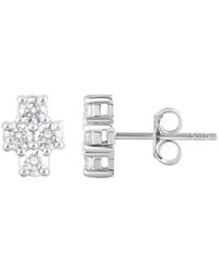 Lab Grown Diamonds - 14K 0.75 Ct. Tw. Lab Grown Diamond Cz Earrings - Lyst