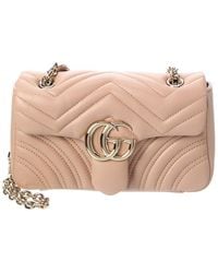 Gucci - Dnu Gg Marmont Small Quilted Leather Shoulder Bag - Lyst