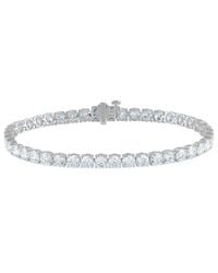 Lab Grown Diamonds - 14K 10.00 Ct. Tw. Lab-Grown Diamond Tennis Bracelet - Lyst