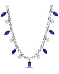 Rina Limor - 5.80 Ct. Tw. Lab-Grown Sapphire Necklace - Lyst