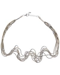 Juvell - 18k Plated Flexible Spaghetti Necklace - Lyst