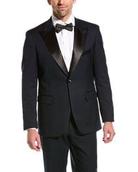ALTON LANE - Mercantile Tuxedo Tailored Fit Suit With Flat Front Pant - Lyst