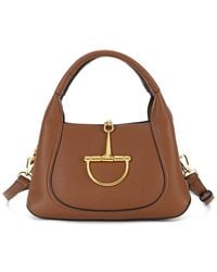 Tiffany & Fred Paris - Pebbled Leather Top Handle Shoulder Bag - Lyst