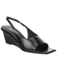 3.1 Phillip Lim - Laura Leather Slingback Wedge Sandal - Lyst