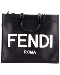 Fendi - Leather Sunshine Shopper Tote Medium (Authentic Pre-Loved) - Lyst