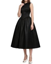 Linda Charm - Sleeveless Midi Dress - Lyst