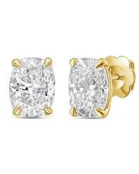 Diana M. Jewels - Diana M. 14K 10.00 Ct. Tw. Lab-Grown Diamond Stud Earrings - Lyst