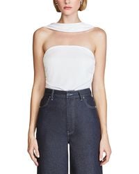 Et Ochs - Joss Ruched Crop Top - Lyst