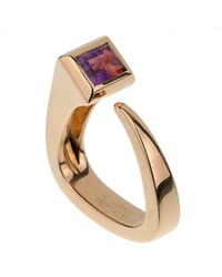 Hermès - 18K 0.50 Ct. Tw. Amethyst Nail Cocktail Ring (Authentic Pre-Owned) - Lyst