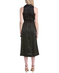 ramy brook adiel wrap midi dress Ramy Brook Adiel Wrap Midi Dress in Black