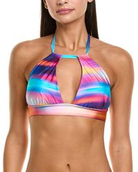 La Blanca - Sunset Soft Band Halter Bikini Top - Lyst