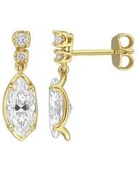 Rina Limor - 1.59 Ct. Tw. Created Moissanite Dangle Earrings - Lyst